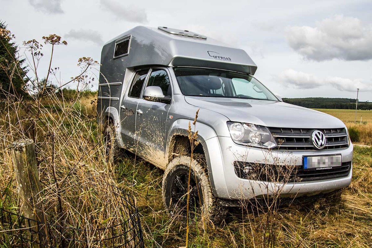 VW Amarok mit integrierter Wohnkabine