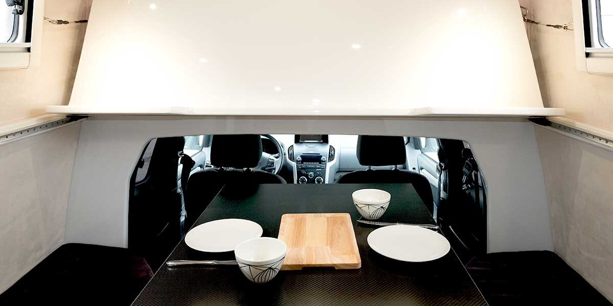 ISUZU D-Max mit integrierter Wohnkabine