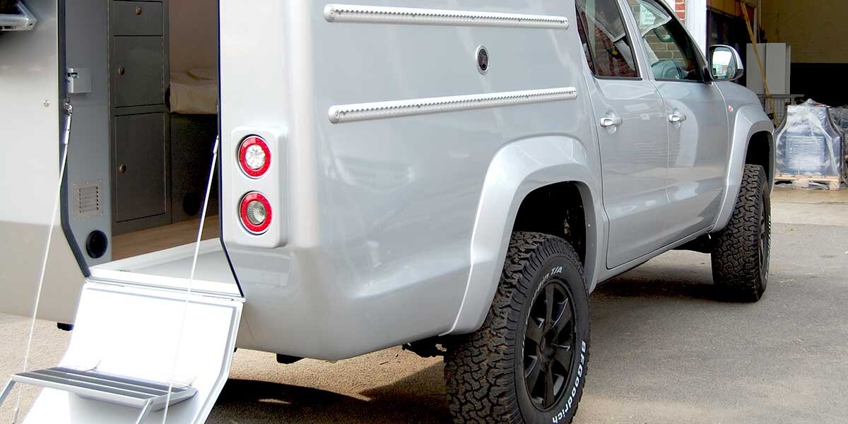 VW Amarok mit integrierter Wohnkabine