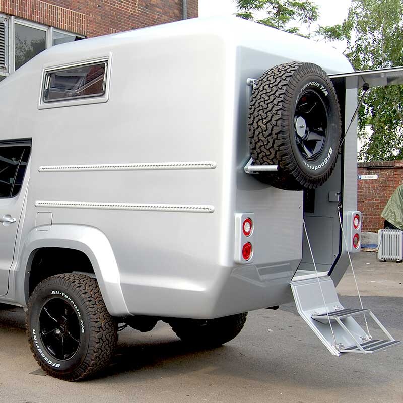 VW Amarok mit integrierter Wohnkabine