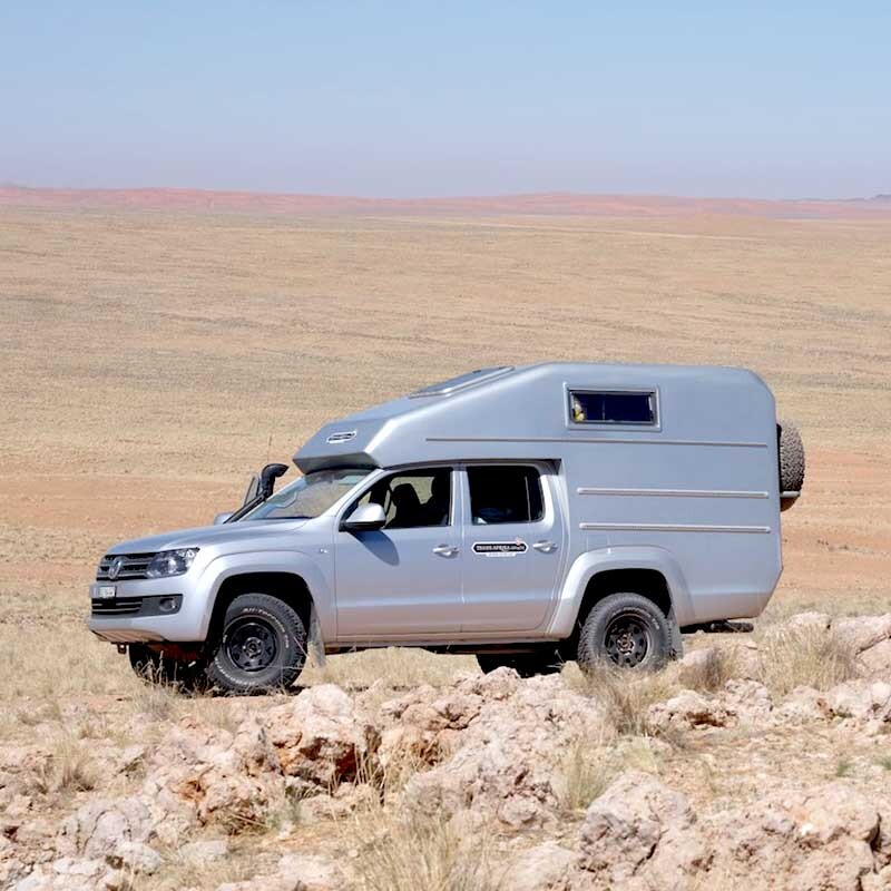 VW Amarok mit integrierter Wohnkabine
